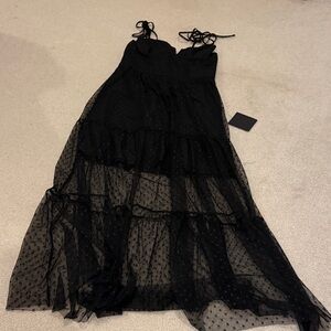 Elegant Black Women's Dress